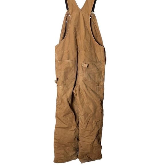 Carhartt Quilt Lined Bib Overalls 40X34 - Picture 5 of 7